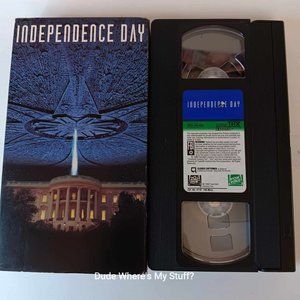 INDEPENDENCE DAY - 1996 VHS - TESTED & PLAYS - WILL SMITH - JEFF GOLDBLUM